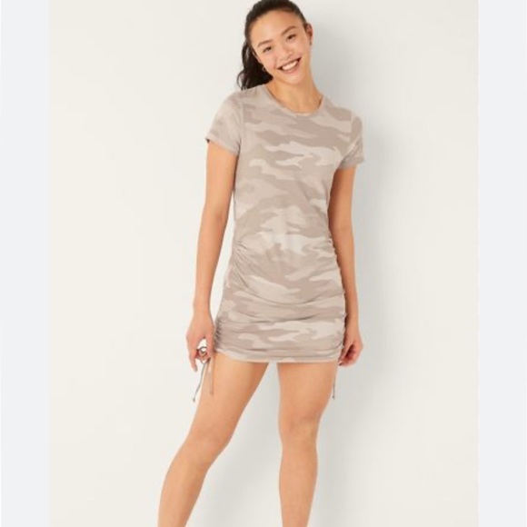 PINK Victoria's Secret Dresses & Skirts - PINK Victoria’s Secret Side Ruched T-Shirt Dress